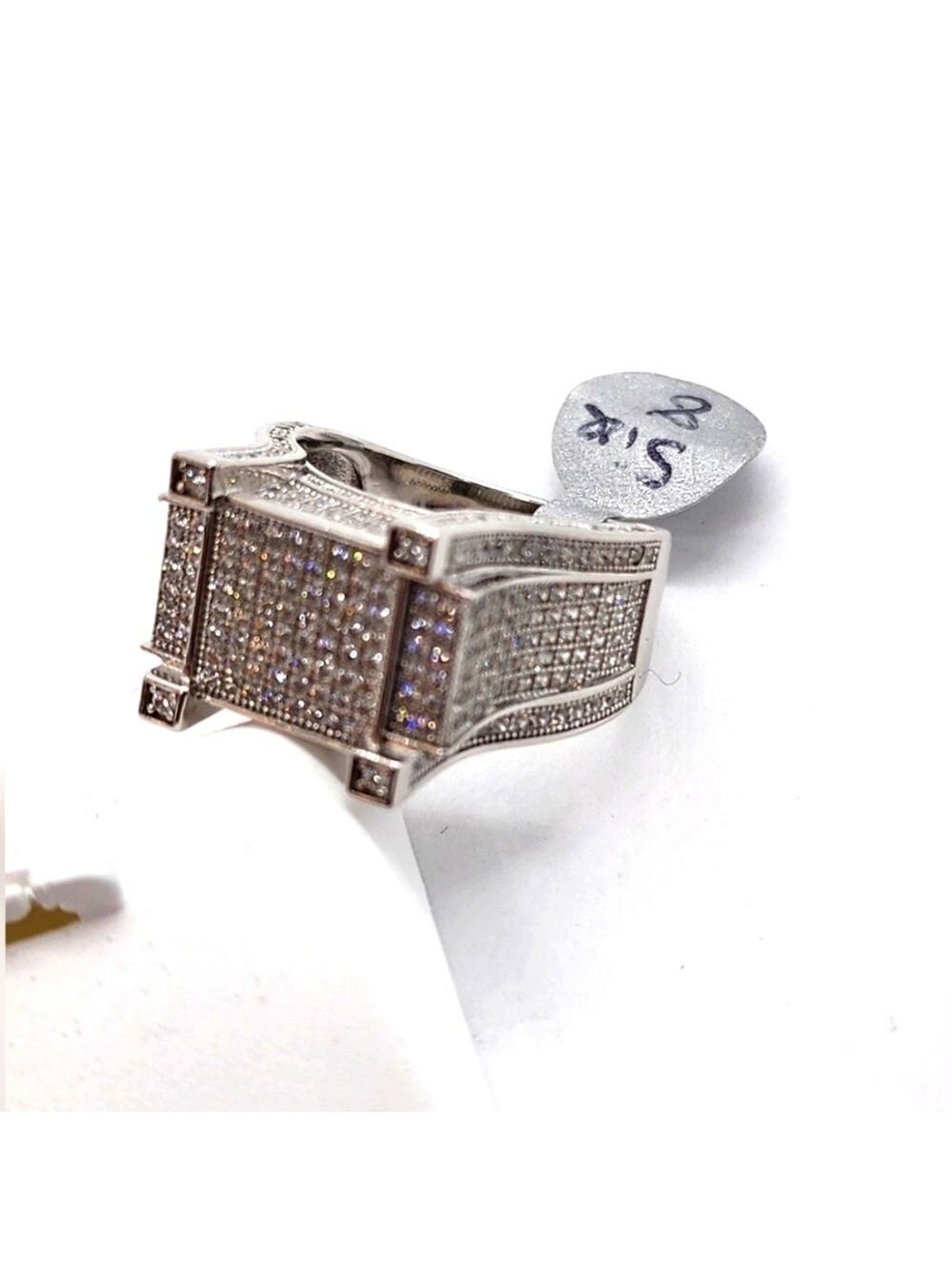 brand new sterling silver 925 square design Ring